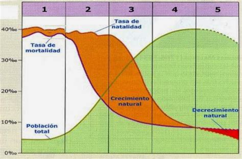 Historia do Mundo Contemporáneo: Modelo de transición demográfica