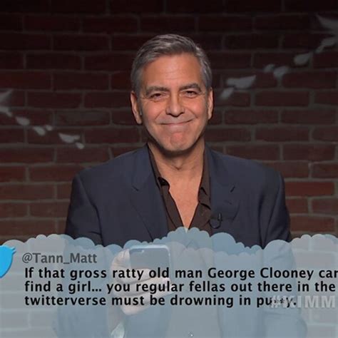 George Clooney from Celebrity Mean Tweets From Jimmy Kimmel Live! | E! News