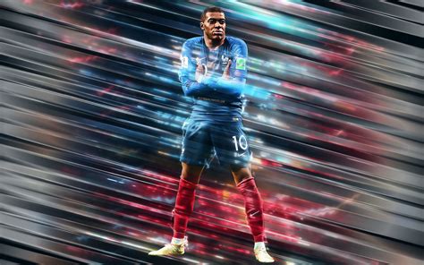 Download French Soccer Kylian Mbappé Sports 4k Ultra HD Wallpaper