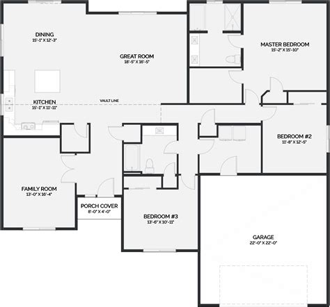 LAKEVIEW Floor Plan | Signature Collection | Lexar Homes