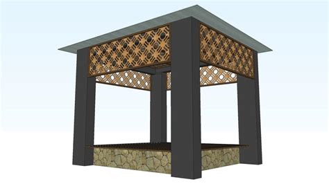 Gazebo 01 | 3D Warehouse