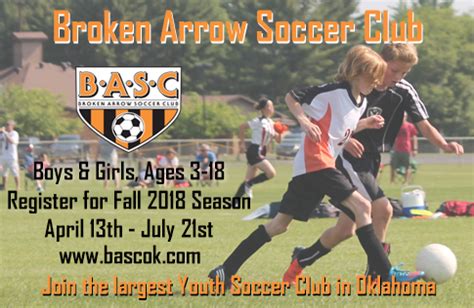 Soccer Registration | Broken Arrow Soccer Club