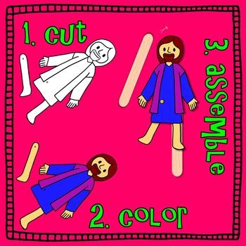 Jacob Wrestles with God Bible Craft by Elizabeth McCarter | TpT