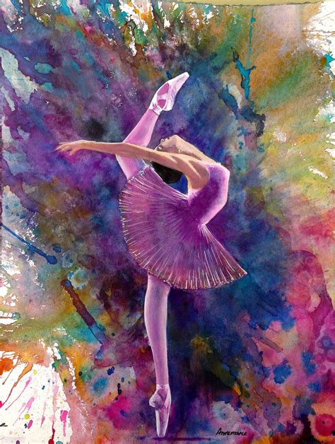 Ballet Painting, Dance Paintings, Painting Of Girl, Art Painting ...