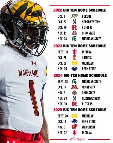 Maryland Terps Football Schedule 2024 - Adey Loleta