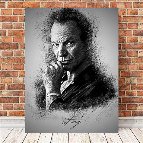 Sting – Legendary Wall Art