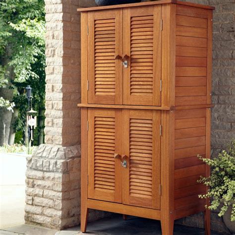 Outside Storage Cabinet With Doors | Patio storage, Outdoor storage cabinet, Outdoor deck ...