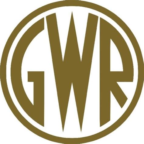 GWR Great Western Railway shirtbutton totem logo - vinyl decal sticker 20cm | eBay