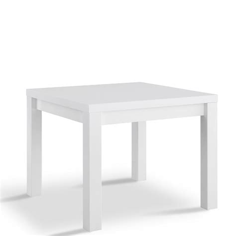 Pamela Dining Table Square In White High Gloss | Furniture in Fashion