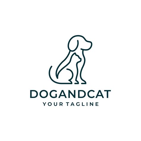 Dog Cat Logo Design Vector Stock Vector (Royalty Free) 1463675453 ...