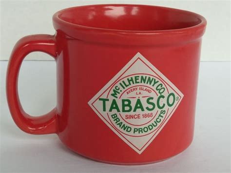 Tabasco Large Coffee Mug 14 oz Red #Tabasco | Large coffee mugs, Mugs, Coffee mugs