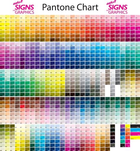 Tabela de cores da pantone - Pantone Chart | Color Guides in 2019 ...