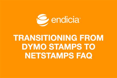 Transitioning from DYMO Stamps to NetStamps FAQ - Online Shipping Blog | Endicia