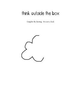 Think Outside the Box Worksheets by Hansen's SpEd Tools | TPT