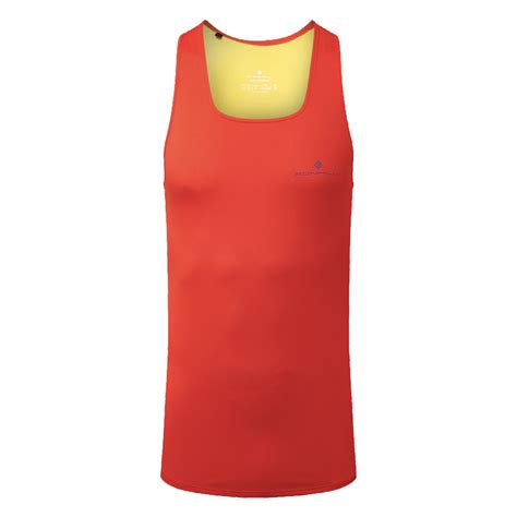 Ronhill Tech Revive Racer Men's Running Vest - Flame/Solar | The ...