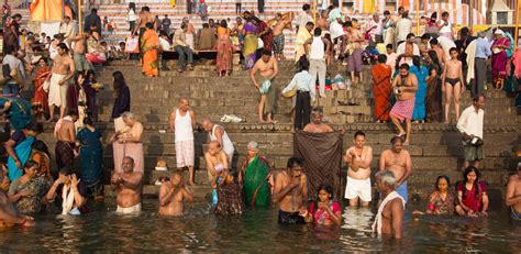 Hello Talalay: Bathing In The Ganges At Varanasi