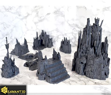 Frostgrave Terrain Set Wargaming Scenery / Dungeons and Dragons ...