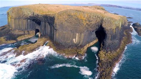 Fingal's Cave shot with DJI Phantom 2 and GoPro | Fingal's cave, Fingal ...