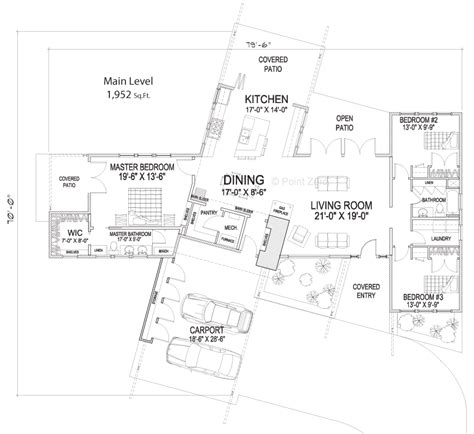 The Ventura High Performance Floor Plan - Point Zero Homes