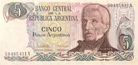 Banknote 5 Pesos argentinos Argentina | Foronum