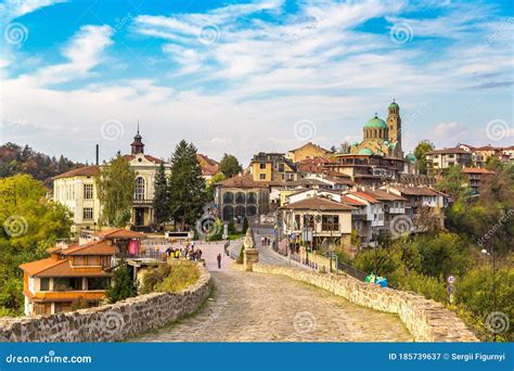 Tsarevets Fortress in Veliko Tarnovo Stock Image - Image of wall, tarnovo: 185739637