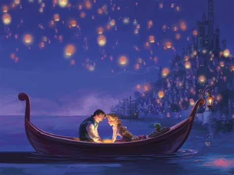 Tangled Floating Lanterns Desktop Wallpaper - WallpaperSafari