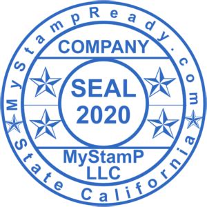 Company Seal production for Entrepreneurs using the Online Stamp Designer