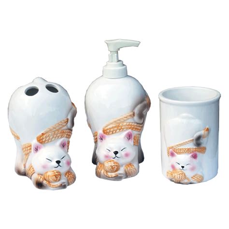 Blinky - the Cat, Bath Set of 3 - eShoppingTown