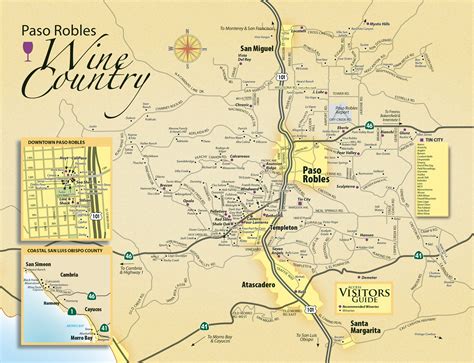 Paso Robles Wine Tasting Map - Paso Robles Daily News