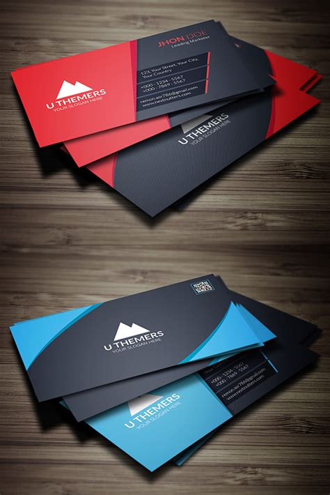 26 New Professional Business Card PSD Templates | Design | Graphic Design Junction