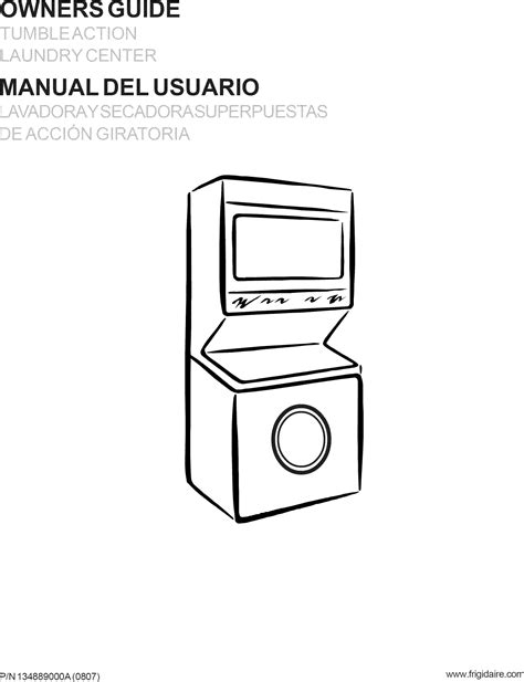 Frigidaire GLEH1642FS1 User Manual LAUNDRY CENTER Manuals And Guides L0811679