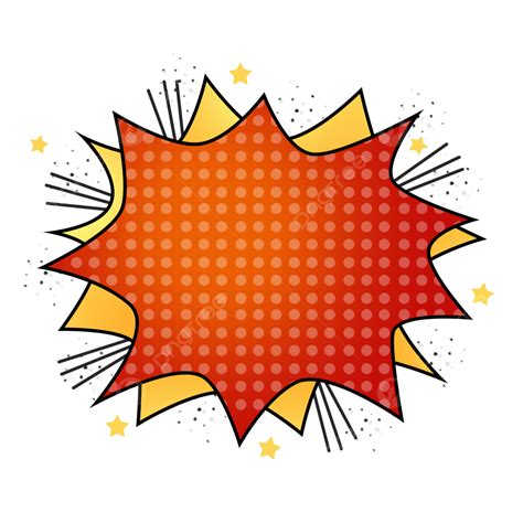 Explosion Bubble PNG Transparent, Decorative Cartoon Explosion Frame Border Bubble, Decoration ...