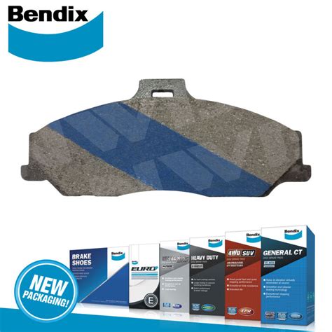 Bendix Brake Pads Front Set 4WD For Ford Ranger 1999-2004 (DB1366 ...