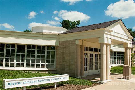 Herbert Hoover Presidential Library And Museum In West Branch Iowa by Robert Ford