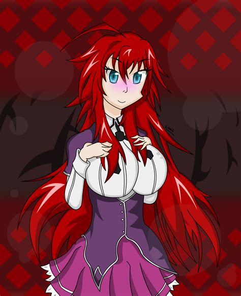 Rias Gremory :request: by MBArt99 on DeviantArt