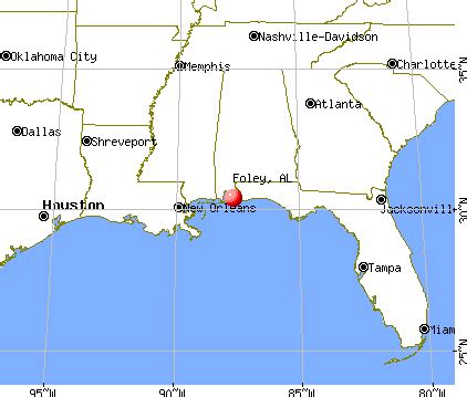 Foley, Alabama (AL) profile: population, maps, real estate, averages ...