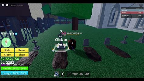 Roblox Blox Fruits FULL MOON SECRET AT HAUNTED CASTLE GRAVESTONE Maybe ...