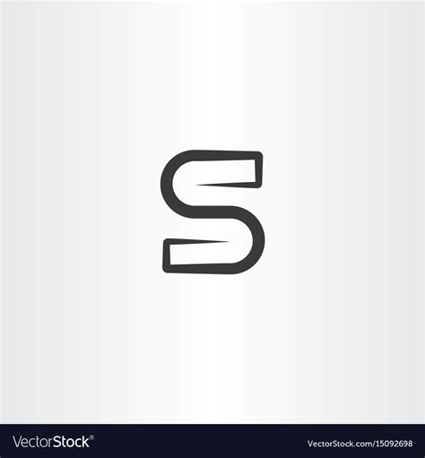 S logo icon sign Royalty Free Vector Image - VectorStock