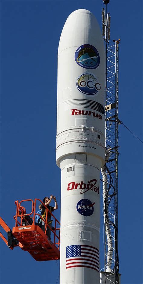 Spaceflight Now | Taurus Launch Report | Taurus XL rocket readied for ...