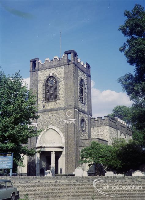 St Peter and St Paul's Parish Church, Dagenham Village, from south-east ...