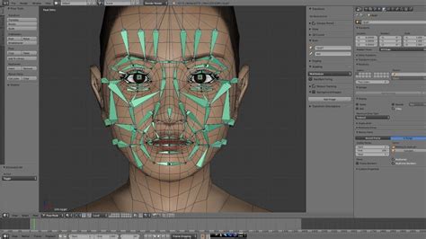 Face Rig - by Blender(3DCG) | 3d キャラクター, リギング, アニメーション