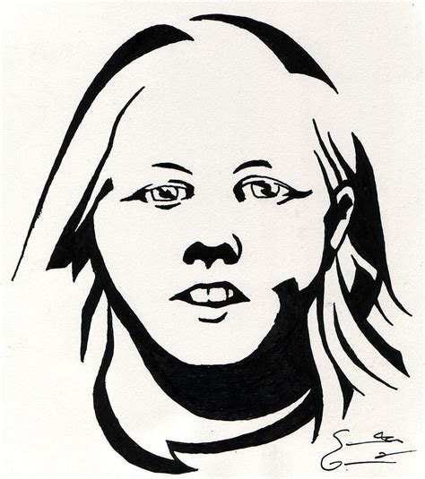 Ink Portrait Drawing by Samantha Geernaert - Fine Art America