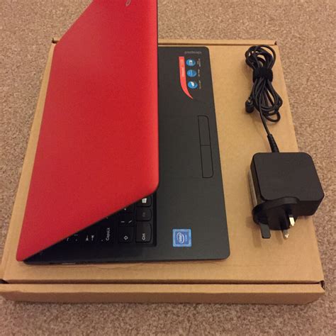 Lenovo ideapad Laptop RED colour immaculate like new condition Windows ...