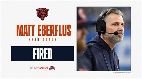 Chicago Bears fire head coach Matt Eberflus