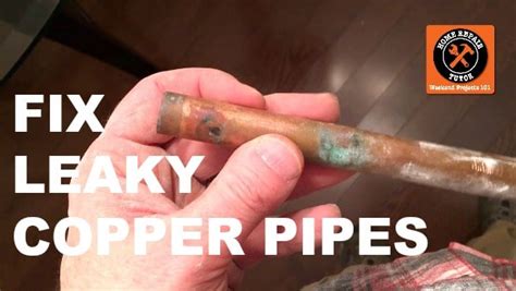 How to Fix a Copper Pipe...WITHOUT Soldering!! - Home Repair Tutor