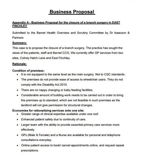 sample business proposal template free word pdf documents download | Free business proposal ...