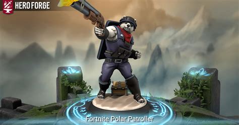 Fortnite Polar Patroller - made with Hero Forge