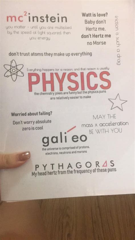 Physics puns are relatively easier to make : r/puns