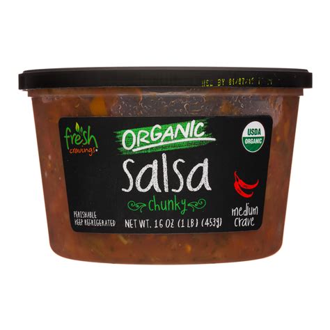 Chunky Organic Salsa - Medium Crave | NOSH.com