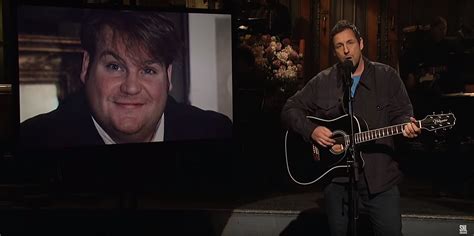 Adam Sandler Performs "The Chris Farley Song" on SNL